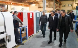 Tepebaşı Belediye Başkanı Ahmet Ataç, Eskişehir’deki Fabrikaları Ziyaret Etti