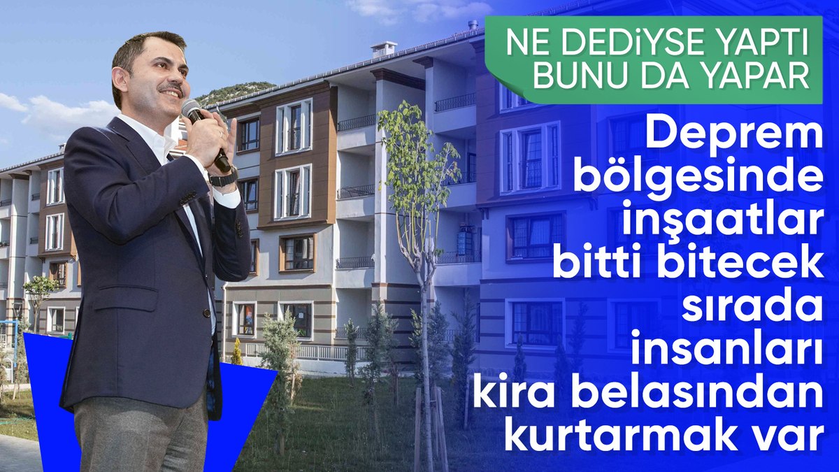 Murat Kurum’dan yeni konut projesi müjdesi