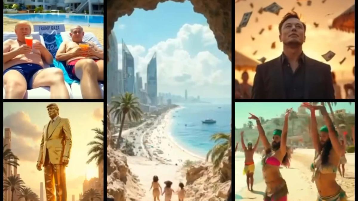 Soykırım yokmuş gibi paylaş! Trump’ın hayali… İşte SKANDAL Gazze videosu: Netanyahu ile tatil, Musk’ın dolarları, dansözler…